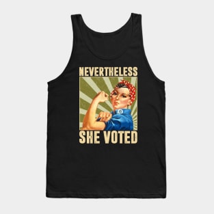 Nevertheless She Voted Feminist 2020 Tank Top